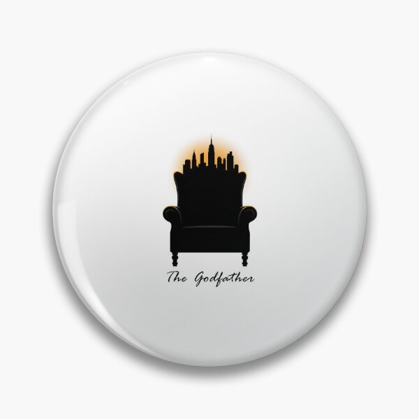 Item preview, The Godfather Armchair New York City Skyline Silhouette Art designed and sold by Enea Kelo.