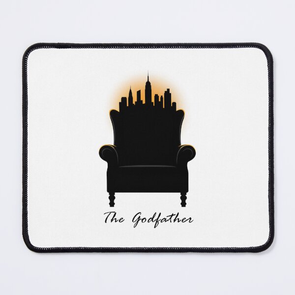 Item preview, The Godfather Armchair New York City Skyline Silhouette Art designed and sold by Enea Kelo.