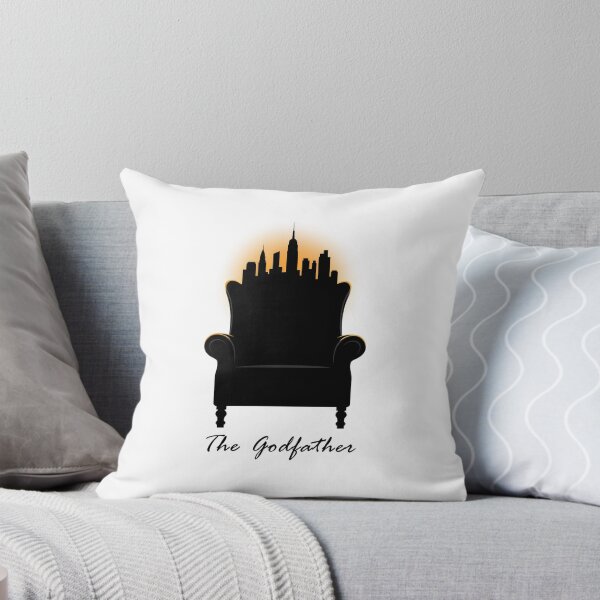 Item preview, The Godfather Armchair New York City Skyline Silhouette Art designed and sold by Enea Kelo.
