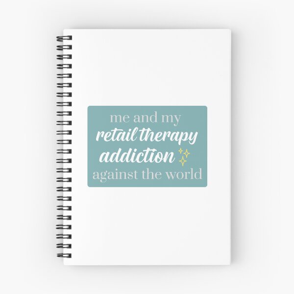 Item preview, Me and my Retail Therapy Addiction against the world Sticker designed and sold by SB Creative.