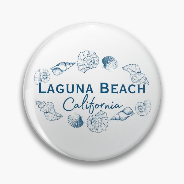Item preview, Laguna Beach California Vintage Seashell Wreath Design designed and sold by DonnaRaine.