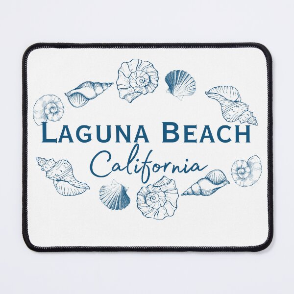 Item preview, Laguna Beach California Vintage Seashell Wreath Design designed and sold by DonnaRaine.