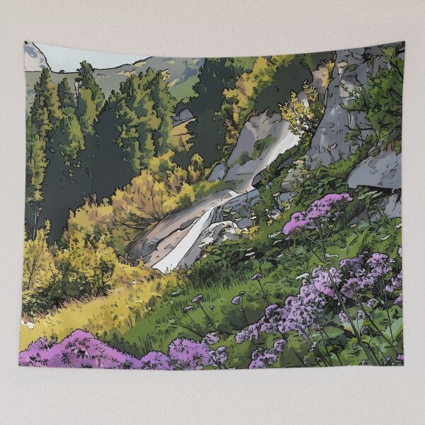 Item preview, Mountain Wild Flowers designed and sold by tomorrowsart.
