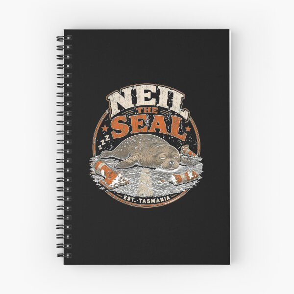 Item preview, Neil the Seal Sleeping - Vintage Distressed Design designed and sold by Uglyandcute.