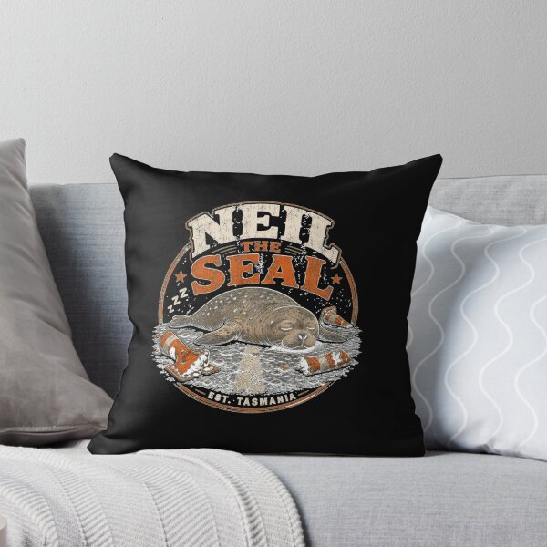 Item preview, Neil the Seal Sleeping - Vintage Distressed Design designed and sold by Uglyandcute.