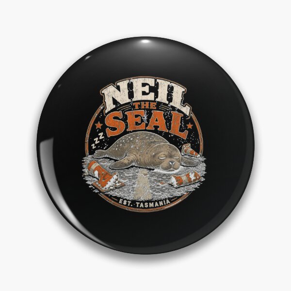 Item preview, Neil the Seal Sleeping - Vintage Distressed Design designed and sold by Uglyandcute.