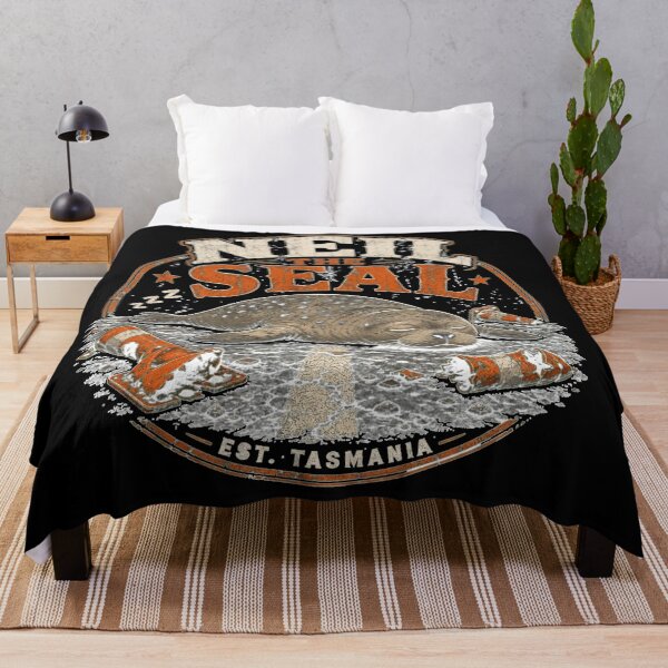 Item preview, Neil the Seal Sleeping - Vintage Distressed Design designed and sold by Uglyandcute.