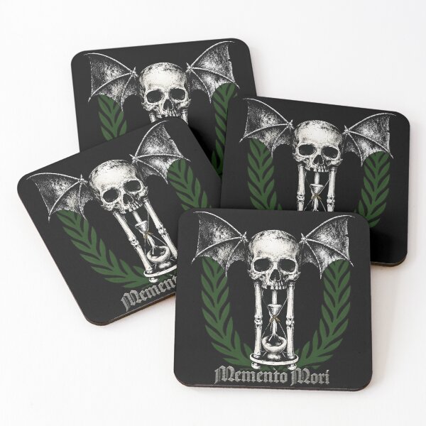 Item preview, Memento Mori | Skull & Hourglass Gothic Design designed and sold by Schattenzwirn.