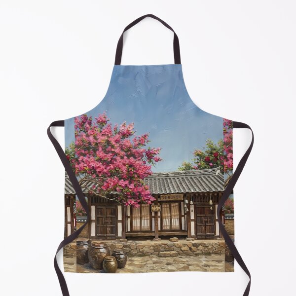 Artikelvorschau, Tranquil Hanok under Blooming Blossoms entworfen und verkauft von MByunArt.