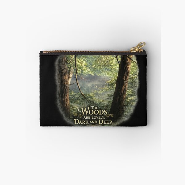 Item preview, The Woods Are Lovely - Robert Frost Literary T-Shirt designed and sold by No Kings Bling.