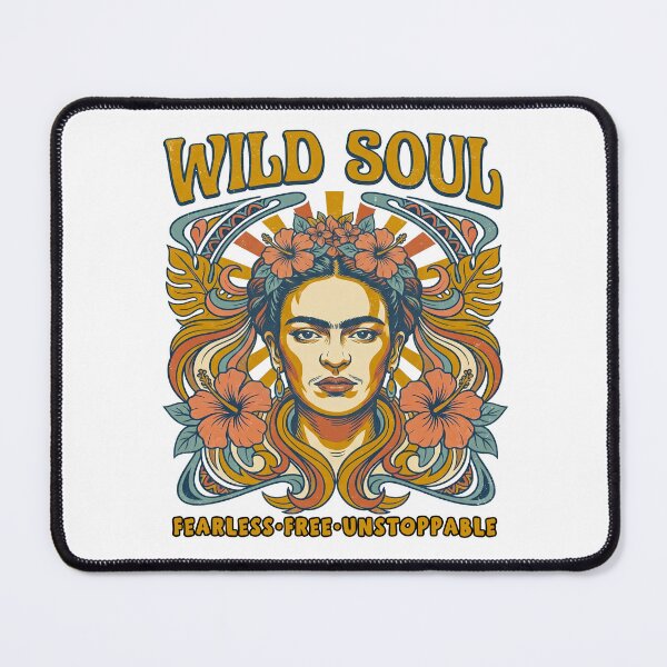 Item preview, Wild Soul Frida Kahlo Art Nouveau Floral designed and sold by TeeARTHY.