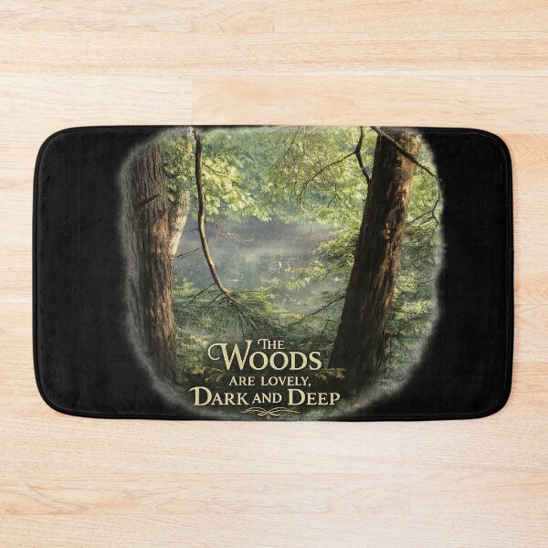 Item preview, The Woods Are Lovely - Robert Frost Literary T-Shirt designed and sold by No Kings Bling.