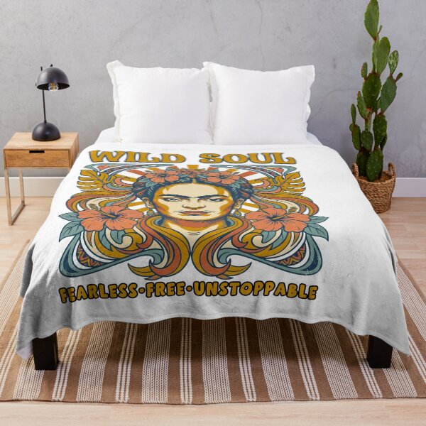 Item preview, Wild Soul Frida Kahlo Art Nouveau Floral designed and sold by TeeARTHY.