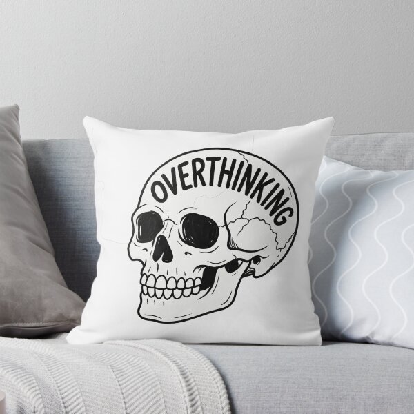 Item preview, Overthinking skull designed and sold by anuggra.