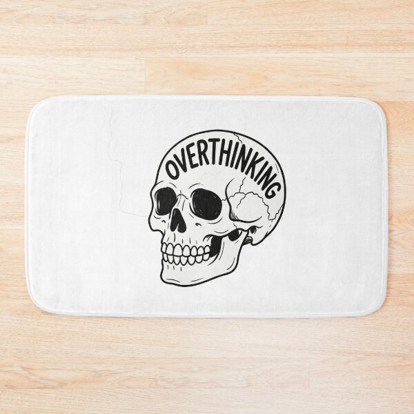 Item preview, Overthinking skull designed and sold by anuggra.