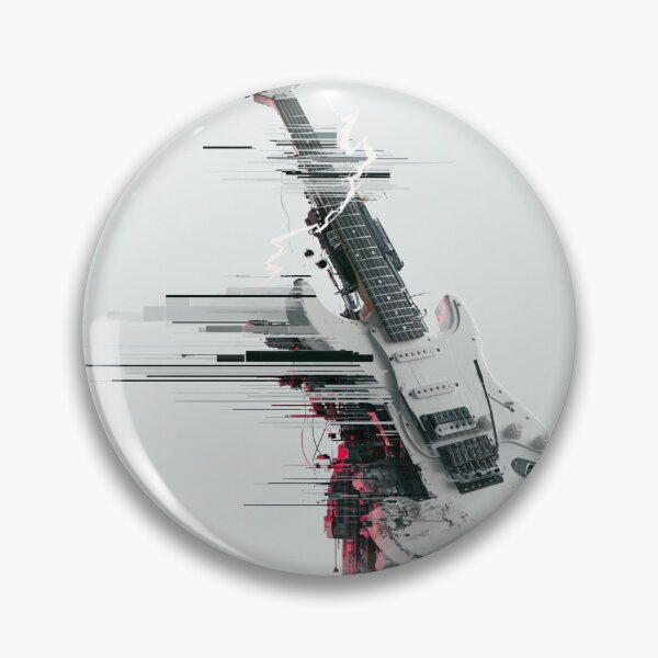 Item preview, Disintegrating Guitar2, Generative Ai designed and sold by CedNrb.