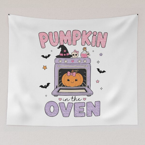 Item preview, Pumpkin In Oven Cute Fall Halloween Pregnancy Reveal designed and sold by FreshVibe Prints.