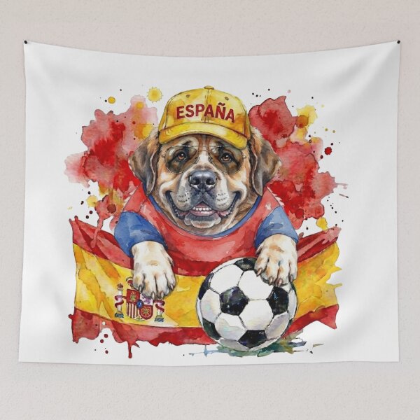 Item preview, Spanish mastiff World Cup Spain Suppawter designed and sold by The Suppawters.