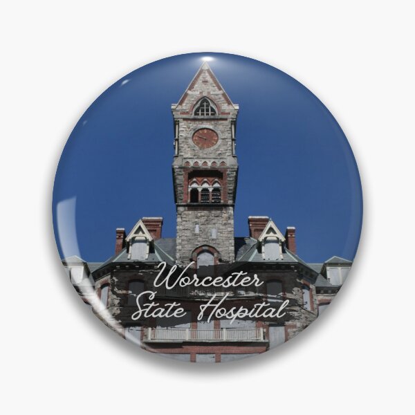 Item preview, Worcester State Hospital Cursive Caption designed and sold by GhostlyWorld.