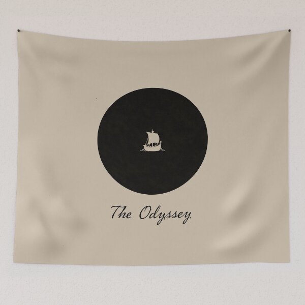Item preview, The Odyssey Minimalist Greek Trireme Emblem designed and sold by Enea Kelo.