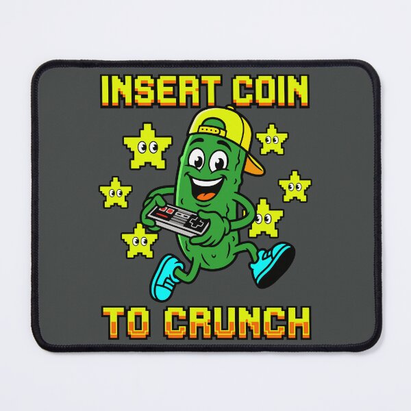 Item preview, Insert Coin To Crunch Retro Gaming Pickle designed and sold by DigitalGlade.