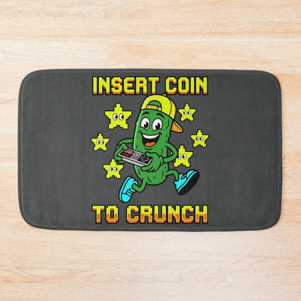 Item preview, Insert Coin To Crunch Retro Gaming Pickle designed and sold by DigitalGlade.