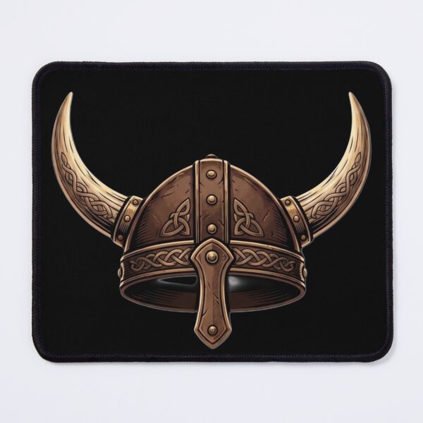 Item preview, Viking Helmet Norse Warrior Emblem designed and sold by AbdullaStudio.