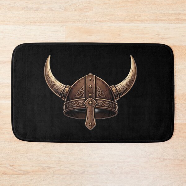 Item preview, Viking Helmet Norse Warrior Emblem designed and sold by AbdullaStudio.