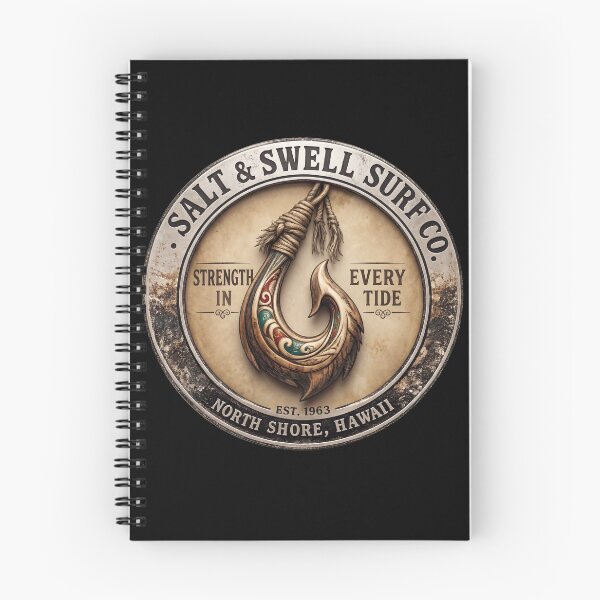 Item preview, Salt And Swell Surf Co. Makau Hook designed and sold by Inking Squid.