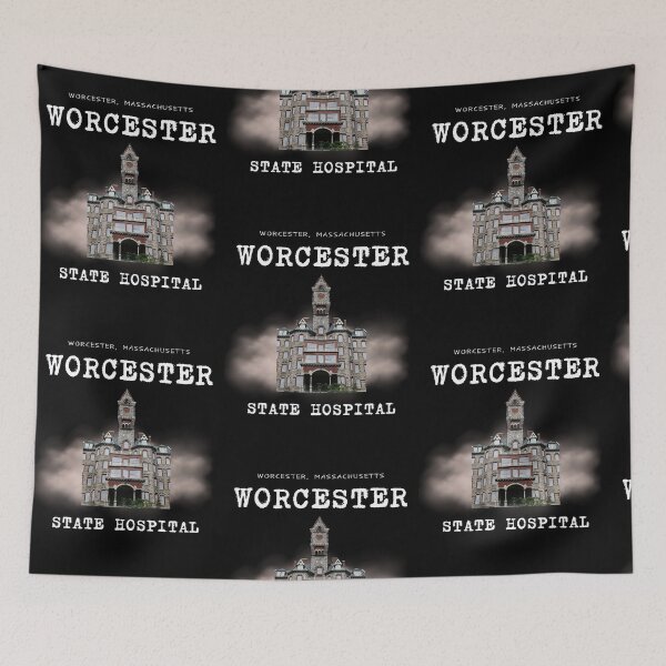 Artikelvorschau, Worcester State Hospital (Worcester, Massachusetts) Hero Graphic entworfen und verkauft von GhostlyWorld.