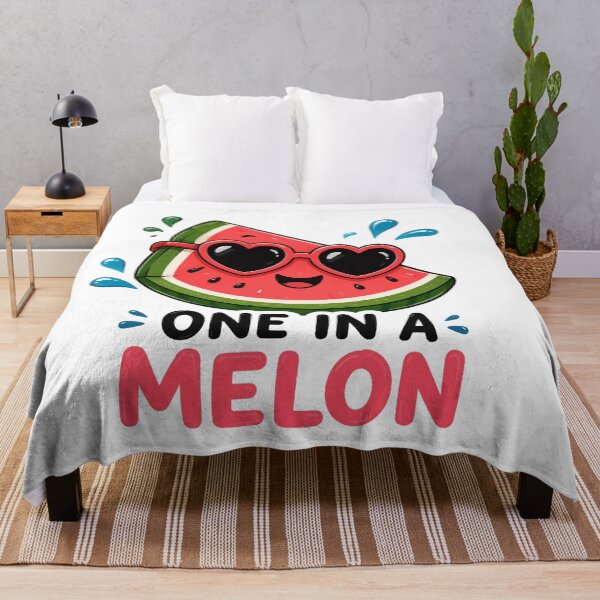 Item preview, One in a Melon Cute Watermelon Sticker | Kawaii Summer Fruit Pun | Funny Aesthetic Gift designed and sold by RidaSalArt.