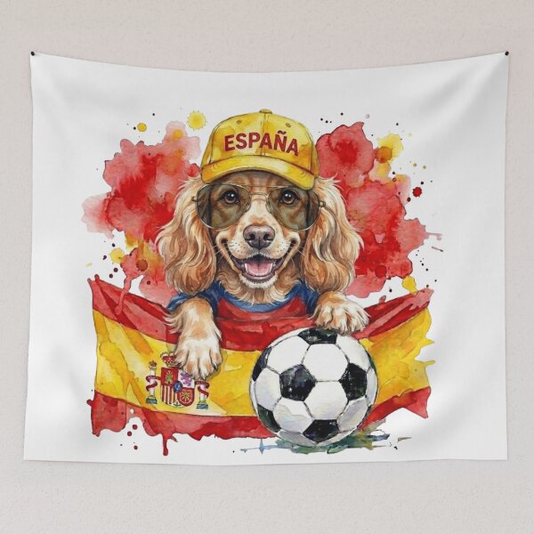 Item preview, Cocker spaniel World Cup Spain Suppawter designed and sold by The Suppawters.
