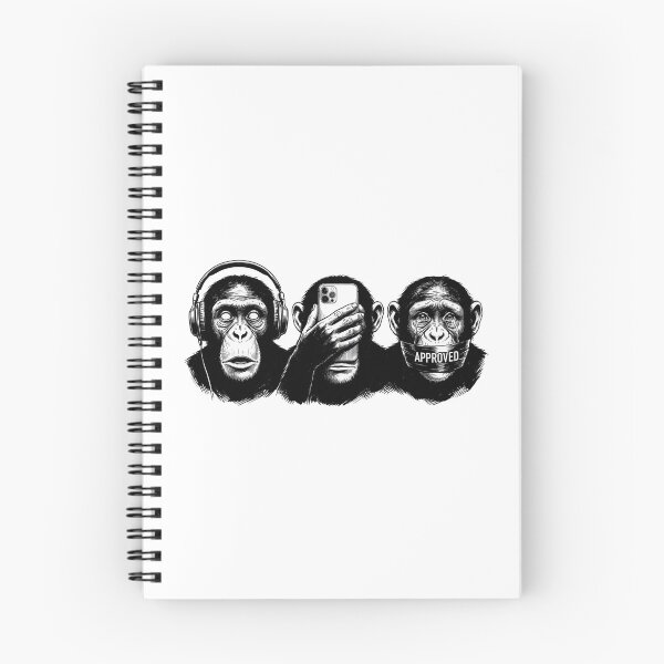 Item preview, Three Monkeys 2.0 – See no evil, hear no evil, everything approved designed and sold by The Anti-Utopian.