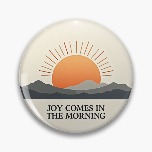 Item preview, Joy Comes in the Morning – Christian Sunrise Typography | Psalm 30:5 Inspirational Faith Design designed and sold by Alpha-Hood.