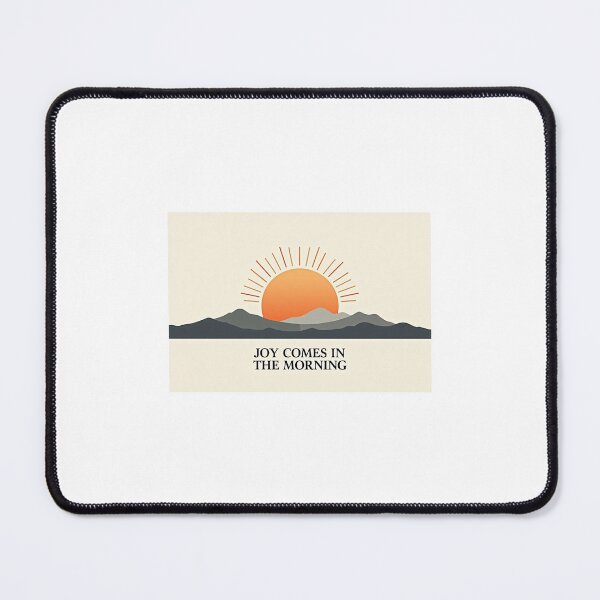 Item preview, Joy Comes in the Morning – Christian Sunrise Typography | Psalm 30:5 Inspirational Faith Design designed and sold by Alpha-Hood.