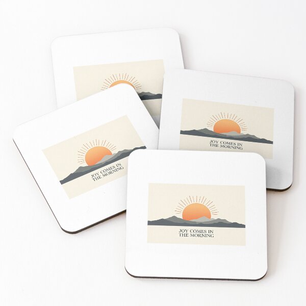 Item preview, Joy Comes in the Morning – Christian Sunrise Typography | Psalm 30:5 Inspirational Faith Design designed and sold by Alpha-Hood.