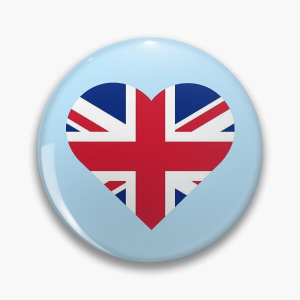 Item preview, British Flag — heart ! designed and sold by Heart to Heart.