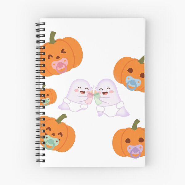 Item preview, Halloween Baby Bodysuit – Pumpkin & Ghost with Pacifier designed and sold by LitlleBianca.