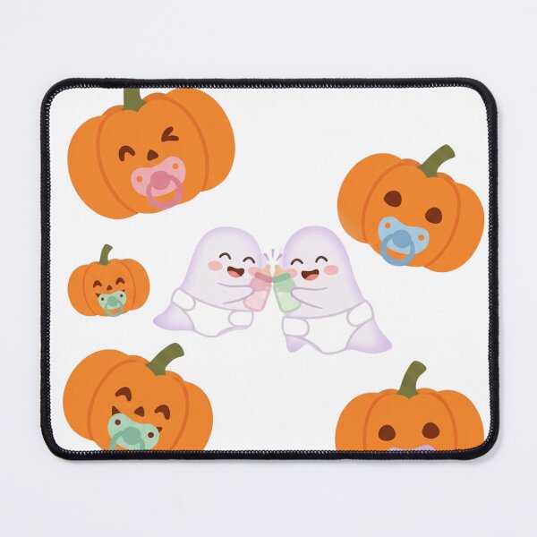Item preview, Halloween Baby Bodysuit – Pumpkin & Ghost with Pacifier designed and sold by LitlleBianca.