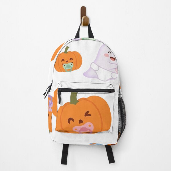 Item preview, Halloween Baby Bodysuit – Pumpkin & Ghost with Pacifier designed and sold by LitlleBianca.