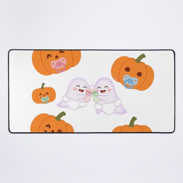 Item preview, Halloween Baby Bodysuit – Pumpkin & Ghost with Pacifier designed and sold by LitlleBianca.