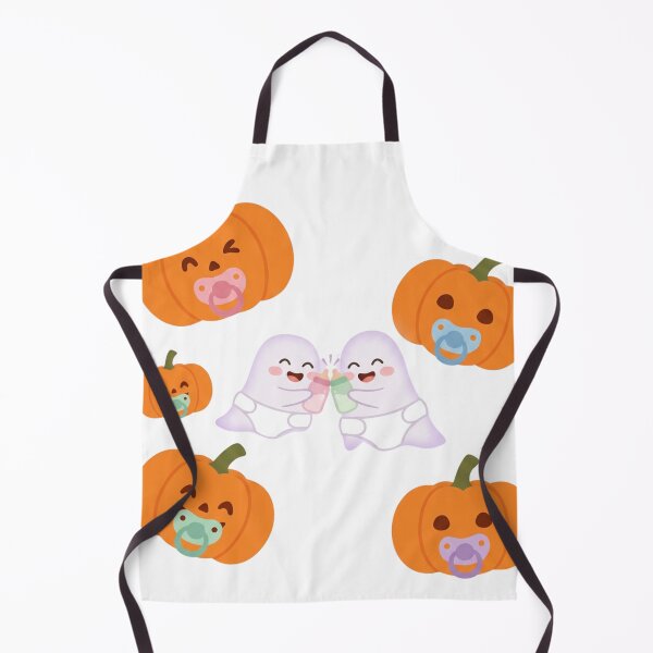 Item preview, Halloween Baby Bodysuit – Pumpkin & Ghost with Pacifier designed and sold by LitlleBianca.