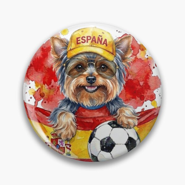 Item preview, Yorkshire terrier Yorkie World Cup Spain Suppawter designed and sold by The Suppawters.