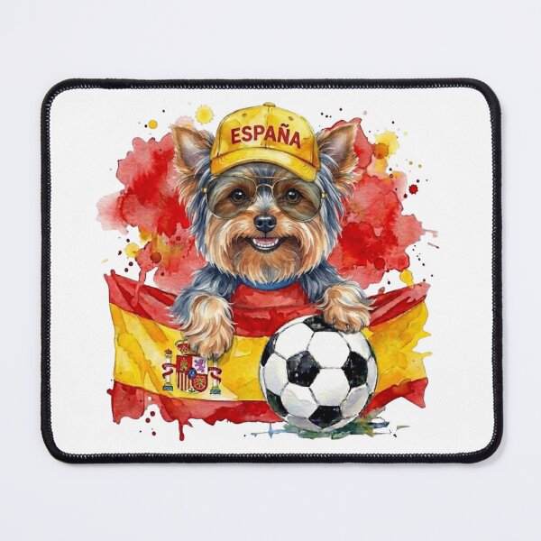 Item preview, Yorkshire terrier Yorkie World Cup Spain Suppawter designed and sold by The Suppawters.