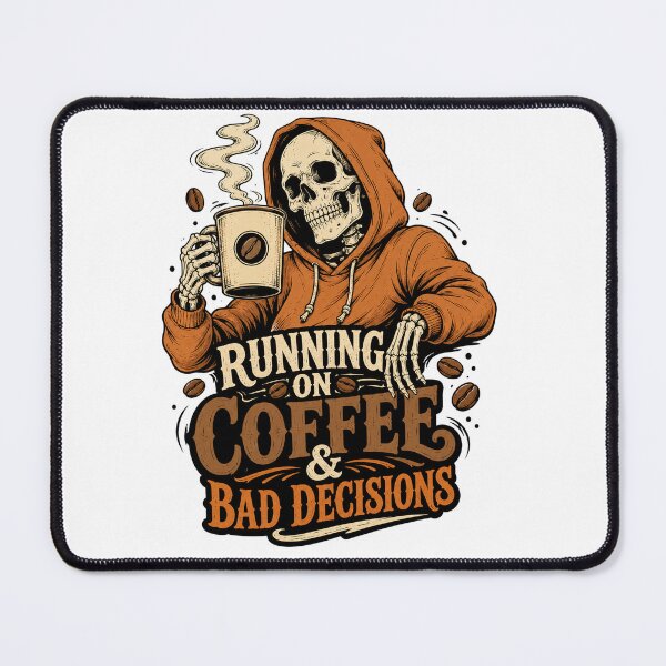 Item preview, Coffee Skeleton designed and sold by wizooo411.