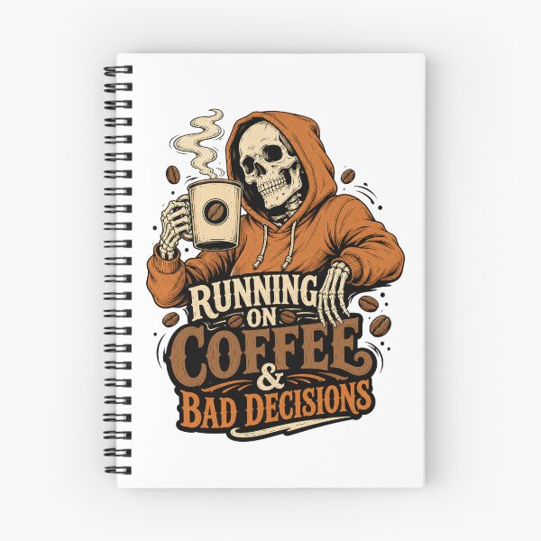 Item preview, Coffee Skeleton designed and sold by wizooo411.