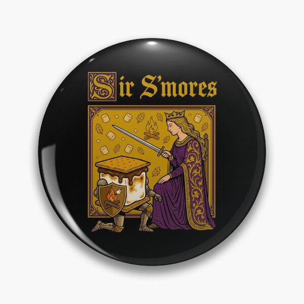 Item preview,  Sir Smores Knight Roasting Marshmallow Campfire  designed and sold by TeeARTHY.