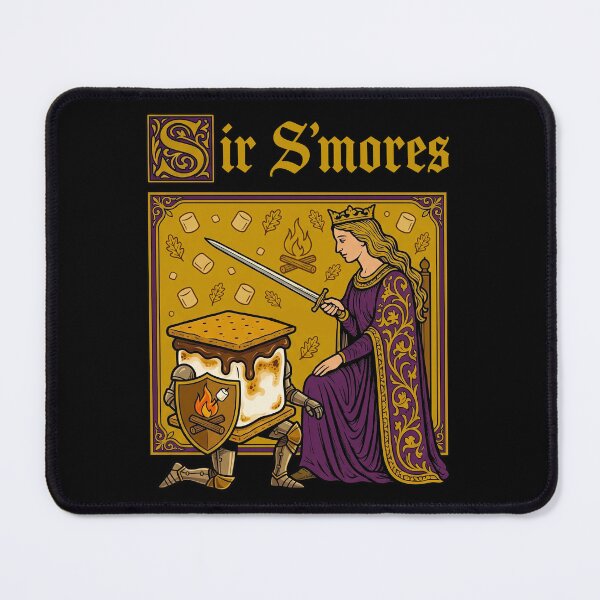 Item preview,  Sir Smores Knight Roasting Marshmallow Campfire  designed and sold by TeeARTHY.