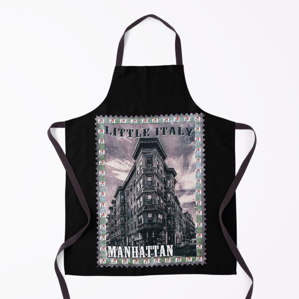 Item preview, Little Italy New York Vintage Postage Stamp | Manhattan NYC Retro Travel poster | New York Italian American pride designed and sold by Youngkev-arts.