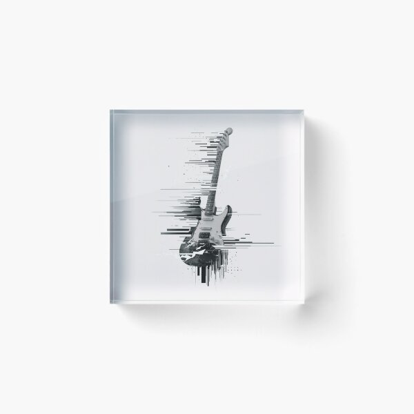 Item preview, Disintegrated Guitar4, Generative Ai designed and sold by CedNrb.